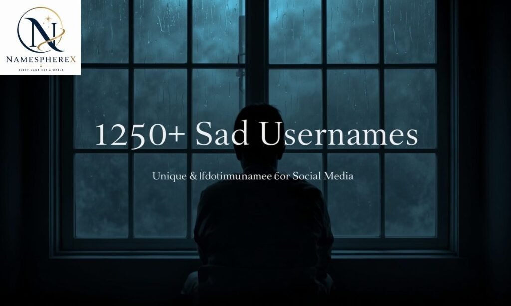 1250+ sad usernames unique and emotional names for social media