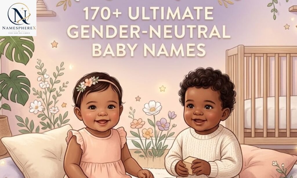 Unisex names guide with beautiful gender-neutral baby name inspiration
