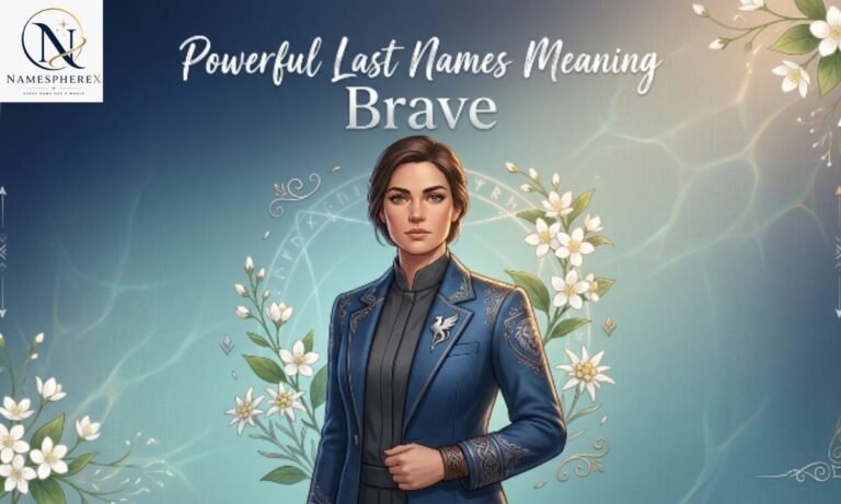 Brave last names with strong and fearless meanings