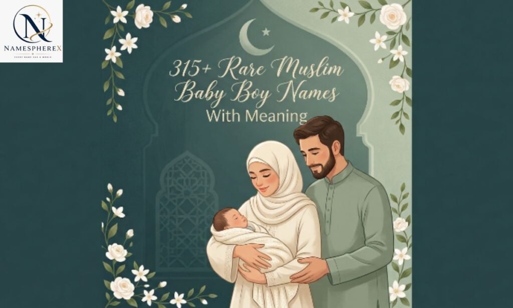 315+ rare Muslim baby boy names with meaning