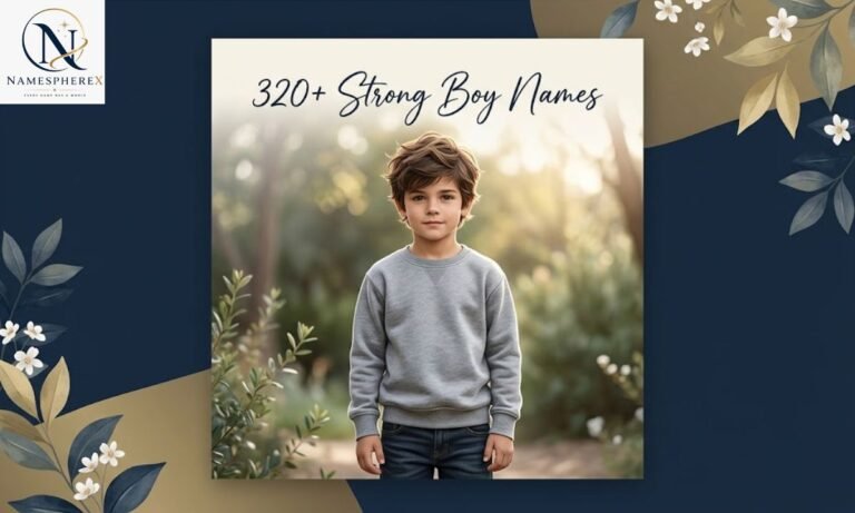 Strong boy names featuring powerful, bold, and unique choices