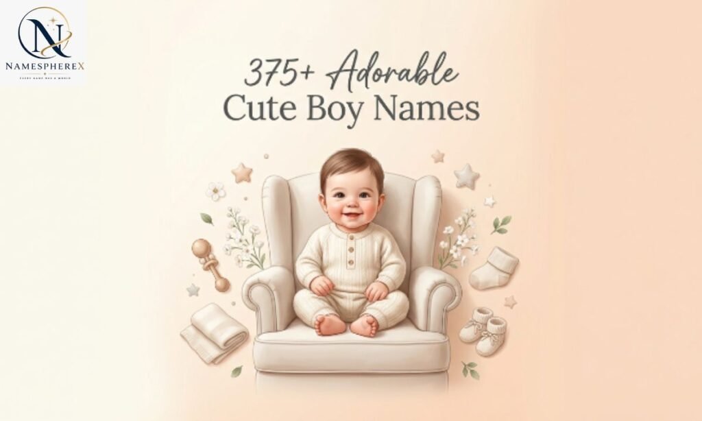 Cute boy names with charming and meaningful choices for baby boys
