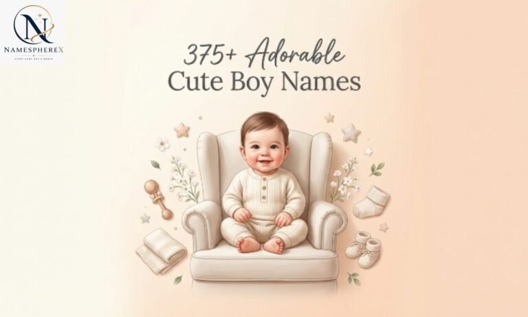 Cute boy names with charming and meaningful choices for baby boys