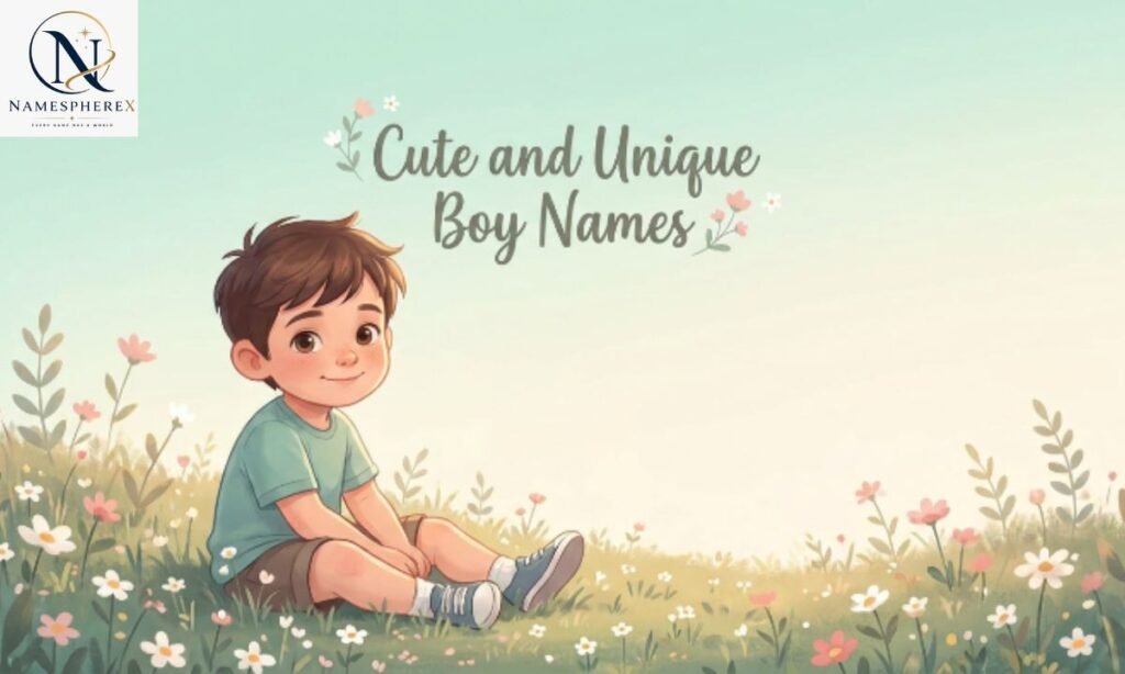 Cute and unique boy names for adorable baby boys