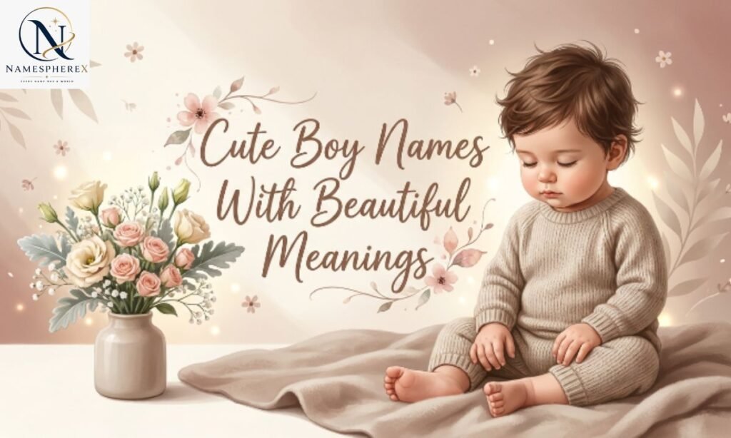Cute boy names with beautiful meanings for meaningful baby names