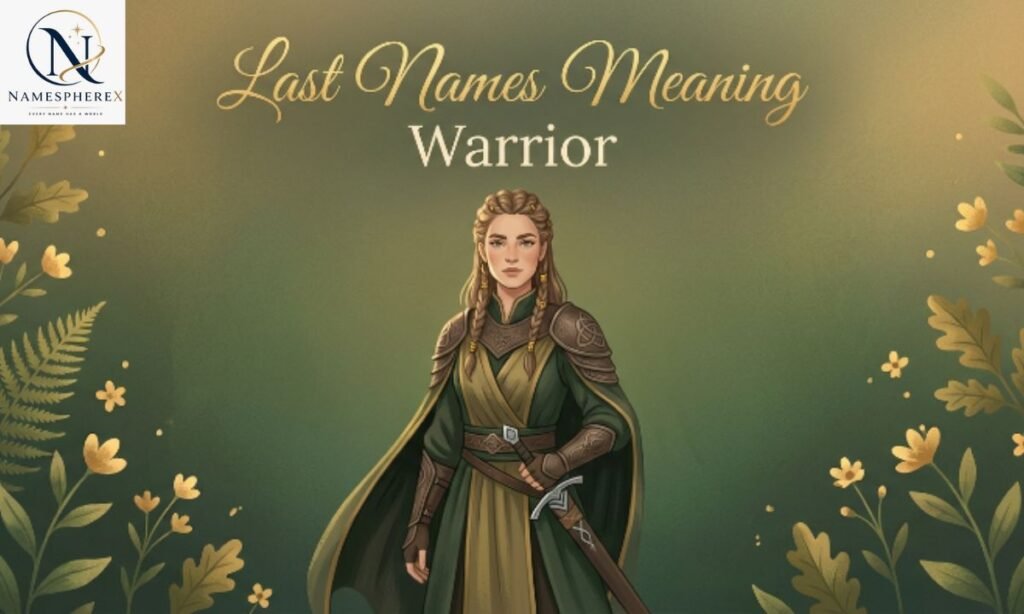 Warrior last names with powerful meanings