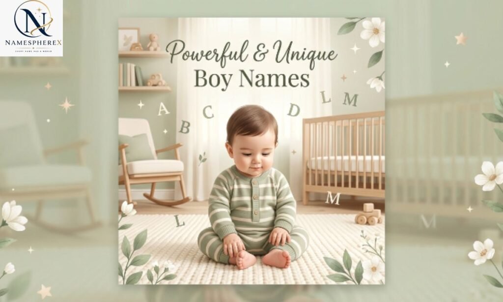 Powerful and unique boy names for baby boys