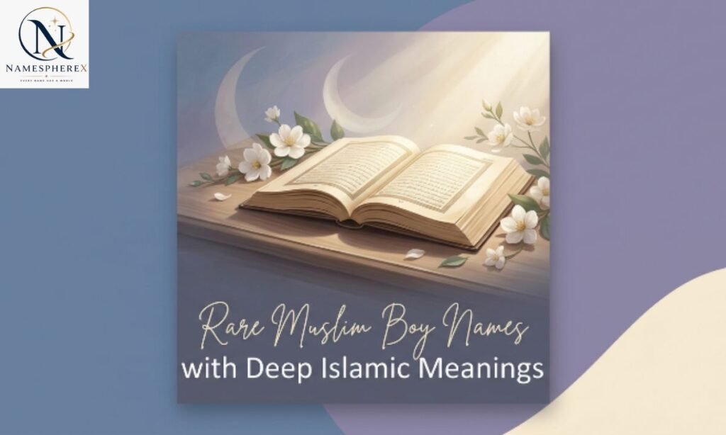 Muslim baby boy names with deep Islamic meanings