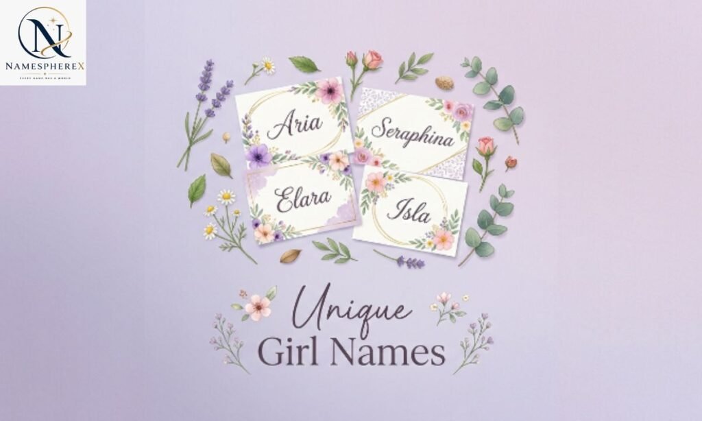 Unique girl names for beautiful and uncommon baby girls
