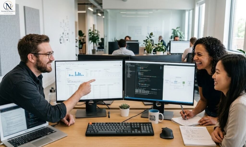 Funny database names and creative data team workspace