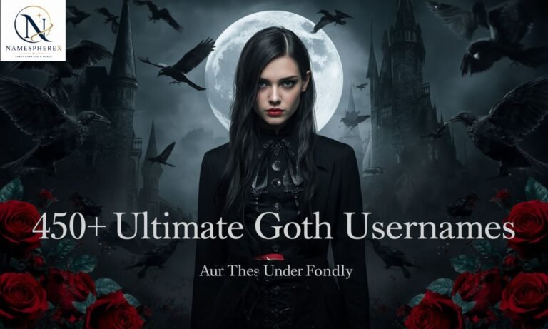 450+ ultimate goth usernames