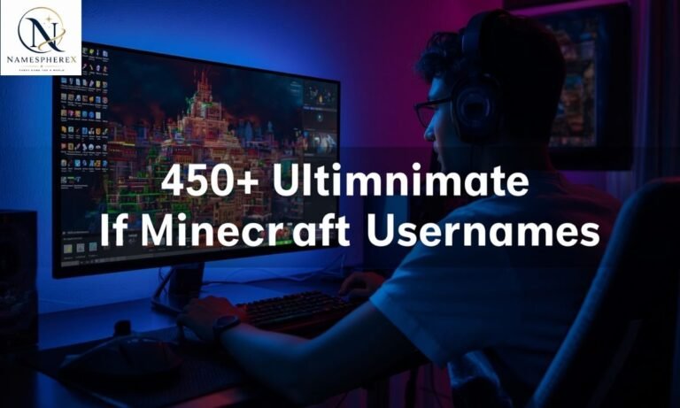 450+ ultimate Minecraft usernames
