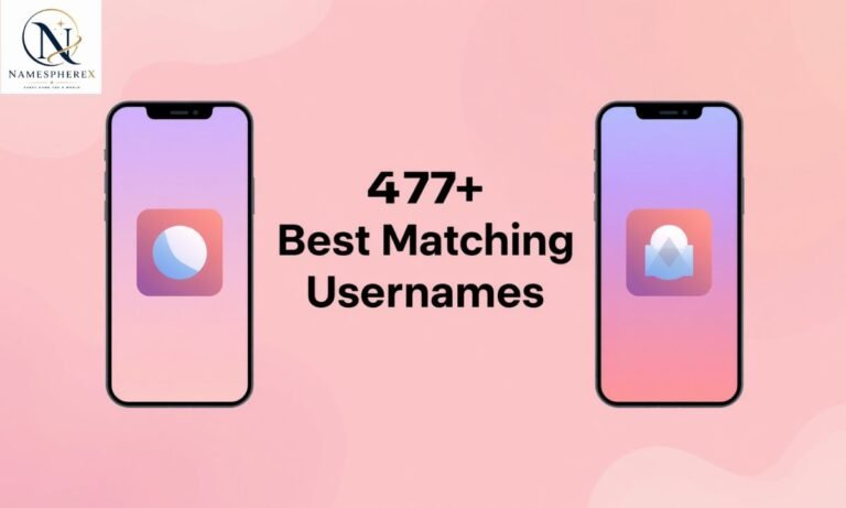 477+ best matching usernames for friends, couples, and duos