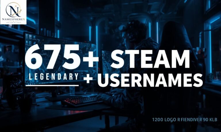 675+ legendary Steam usernames