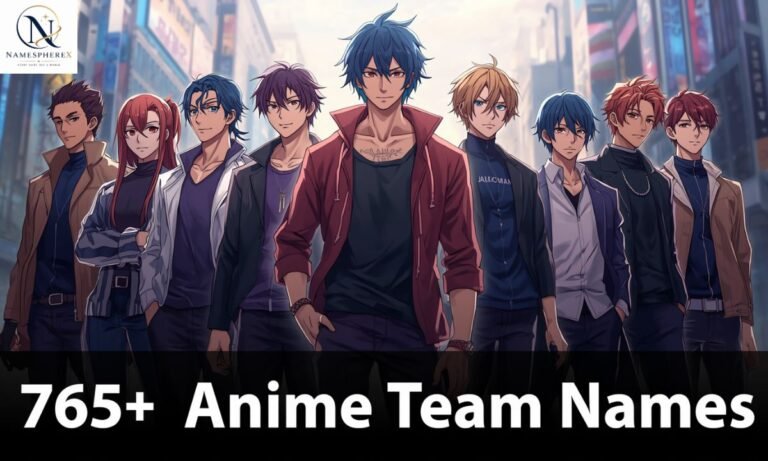 Best anime team names for cool and legendary squads