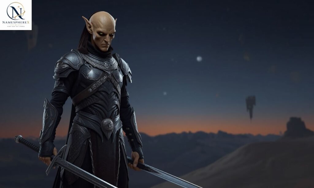 Githyanki Names – realistic Githyanki warrior on the Astral Plane