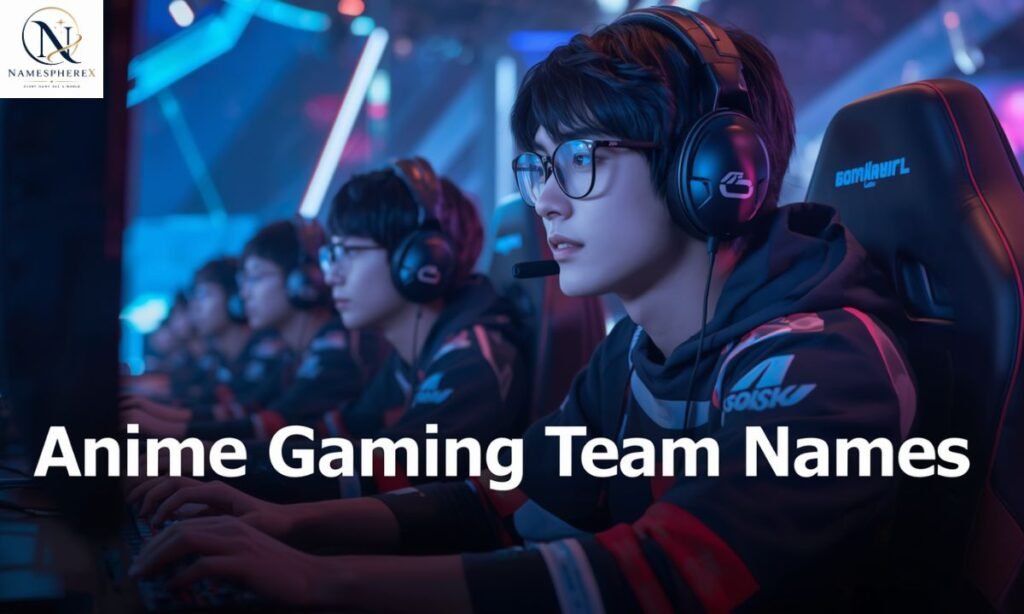 Anime gaming team names for competitive gaming squads
