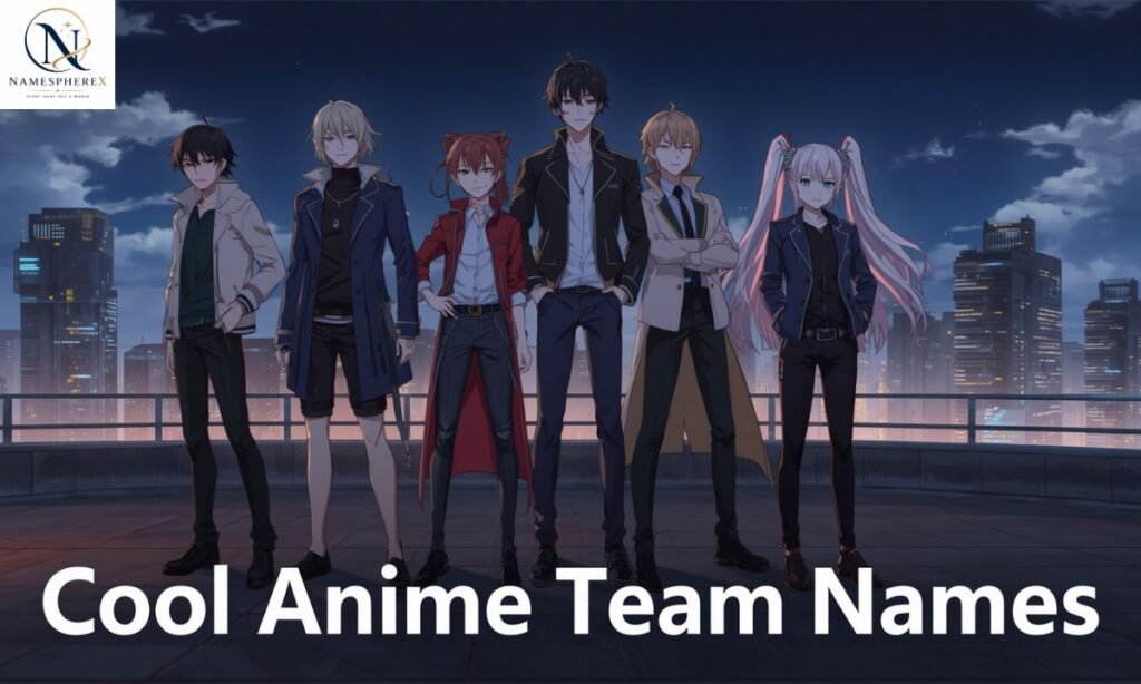 Cool anime team names for stylish squads and groups
