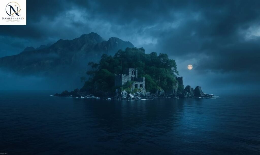 Fantasy cool island names inspired by a mysterious island landscape