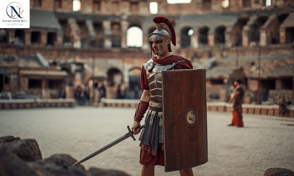 Historical Roman gladiator representing famous historical gladiator names